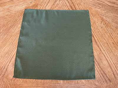 cloth dinner napkins (olive green) - 17 x 17