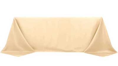 rectangle tablecloths (beige) - 90 x 132