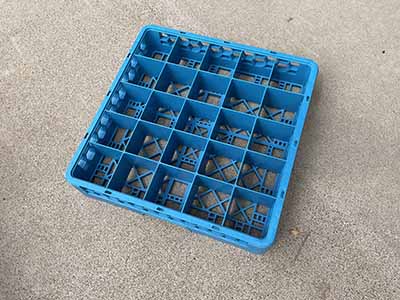 glass racks (25-compartment) - 3 high