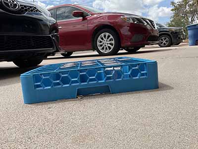 glass racks (25-compartment) - 3 high