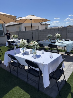 rectangle tablecloths (white) - 60 x 102