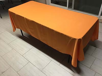 rectangle tablecloths (orange) - 60 x 102