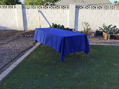 rectangle tablecloths (royal blue) - 60 x 102