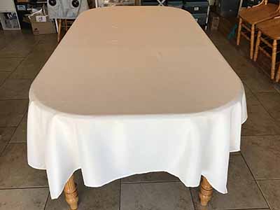 rectangle tablecloths (ivory) - 60 x 102