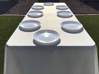 rectangle tablecloths (ivory) - 60 x 102