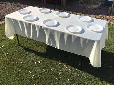 rectangle tablecloths (ivory) - 60 x 102