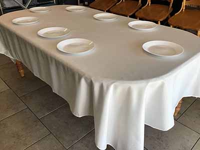 rectangle tablecloths (ivory) - 60 x 102