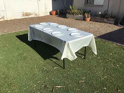 rectangle tablecloths (ivory) - 60 x 102