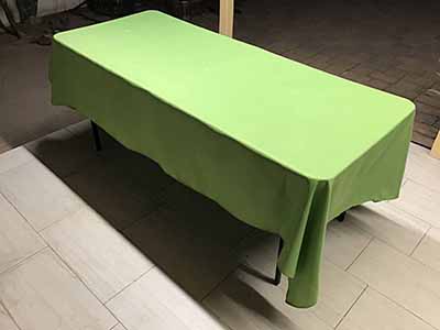 rectangle tablecloths (apple green) - 60 x 102