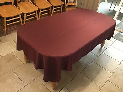 rectangle tablecloths (burgundy) - 60 x 102