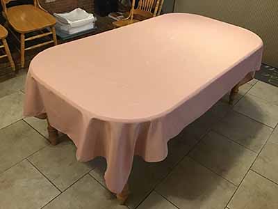 rectangle tablecloths (dusty rose) - 60 x 102