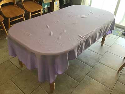 rectangle tablecloths (lavender lilac) - 60 x 102