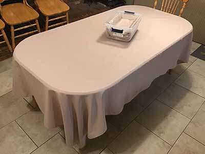 rectangle tablecloths (nude) - 60 x 102