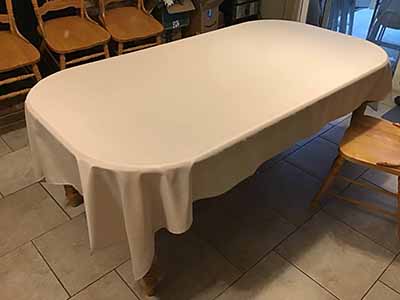 rectangle tablecloths (beige) - 60 x 102