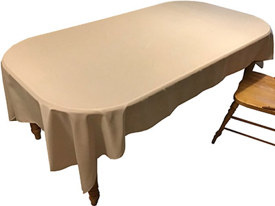 rectangle tablecloths (beige) - 60 x 102