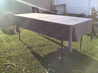 rectangle tablecloths (charcoal gray) - 60 x 102