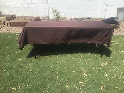 rectangle tablecloths (chocolate) - 60 x 102