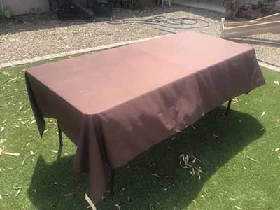 rectangle tablecloths (chocolate) - 60 x 102