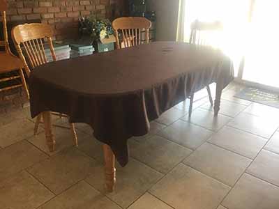 rectangle tablecloths (chocolate) - 60 x 102