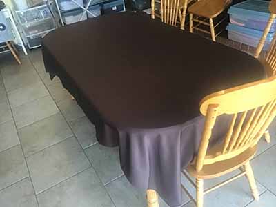 rectangle tablecloths (chocolate) - 60 x 102