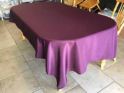 rectangle tablecloths (eggplant) - 60 x 102