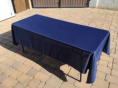rectangle tablecloths (navy blue) - 60 x 102
