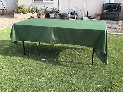 rectangle tablecloths (olive green) - 60 x 102