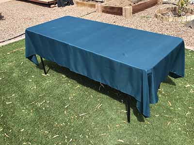 rectangle tablecloths (peacock teal) - 60 x 102