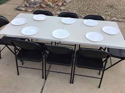 6 foot rectangle tables