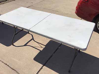6 foot rectangle tables