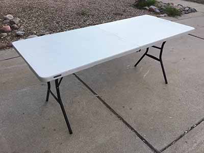 6 foot rectangle tables