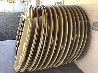 5 foot round tables (budget)