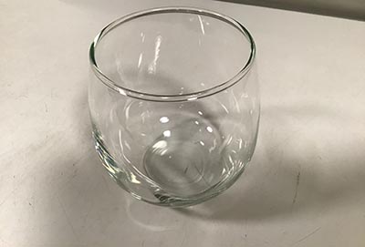 stemless red wine glasses (Libbey) - 16.75 oz.