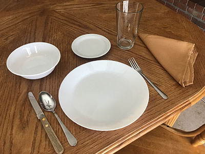 cloth dinner napkins (gold) - 17 x 17