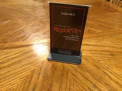 table top sign holders (4 x 6)