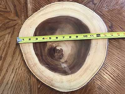 wood serving platter (14 diameter)