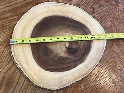 wood serving platter (14 diameter)