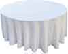 round tablecloths  white    108 