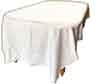 rectangle tablecloths  white    60  x 126 