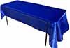 rectangle tablecloths  royal blue  smooth satin    60  x 102 