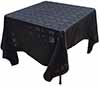 square tablecloths  black    68 