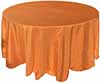 round tablecloths  orange    120 