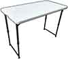 4 foot rectangle tables  adjustable  4 heights  Mainstay 