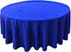 round tablecloths  royal blue    108 