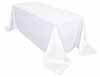 rectangle tablecloths  white    90  x 132 