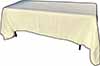 rectangle tablecloths  light ivory off white    60  x 120 