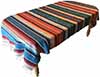 rectangle tablecloths  woven Mexican serape    57  x 102 