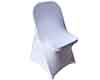 spandex stretch fitted slip on chair covers  white 