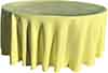 round tablecloths  yellow    108 