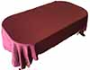 rectangle tablecloths  burgundy    60  x 126 